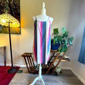 Striped Spaghetti Strap dress